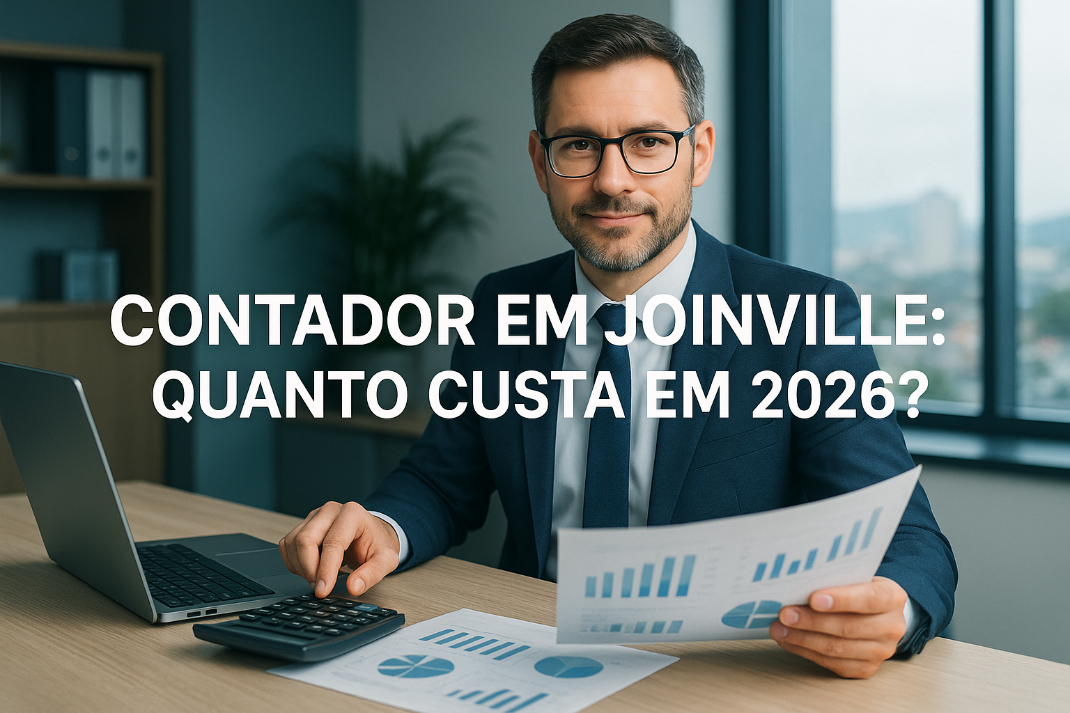 Empresário avaliando contador em Vitória