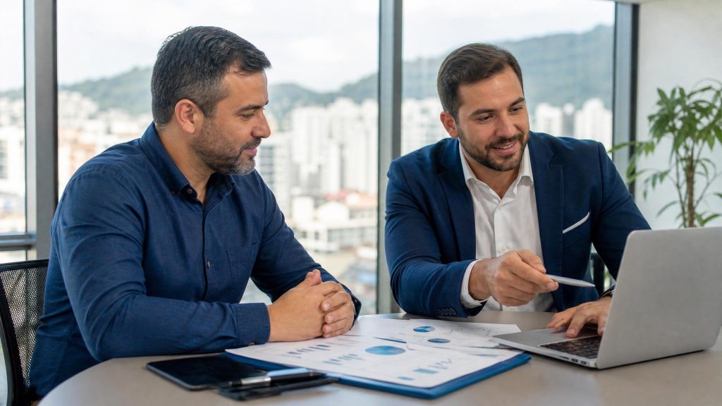 MEI para ME em Vitória: empreendedor organizando crescimento da empresa